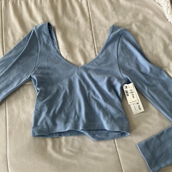 aeropostale blue long sleeveconvertible topsize... - Picture 3 of 4